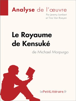 cover image of Le Royaume de Kensuké de Michael Morpurgo (Analyse de l'oeuvre)